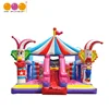 factory price circus clown home inflatable bouncer and slide