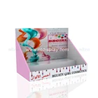 colorful 350g paper material tabletop cardboard display stands for retail