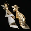 Top designs AAA Zirconia Dubai Gold Jewelry Earrings For Party
