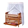 2019 Newest wooden 1190*710*1020 kid automatic cot crib baby cradle swing