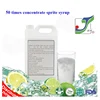 Sprite Soda Syrup Concentrate Recipe For Carbonated Soft Drink Producing