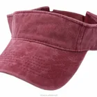 100% cotton vintage pigment dyed enzyme washed summer hat sports sun visor