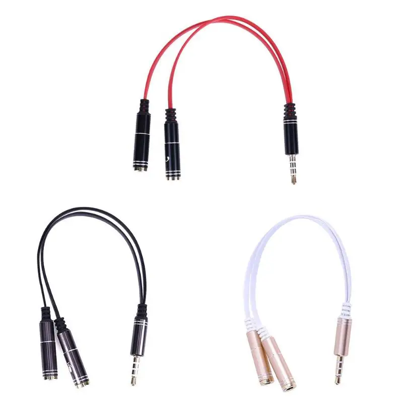 Free Shipping 3.5mm Stereo Audio Male to 2 Female Headphone Microphone Y Splitter Cable Cord Wire Adapter for PC Notebook Laptop
Free Shipping 3.5mm Stereo Audio Male to 2 Female Headphone Microphone Y Splitter Cable Cord Wire Adapter for PC Notebook Laptop
