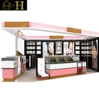 nail salon table cosmetic display cabinet makeup furniture shopping malls nail kiosk bar