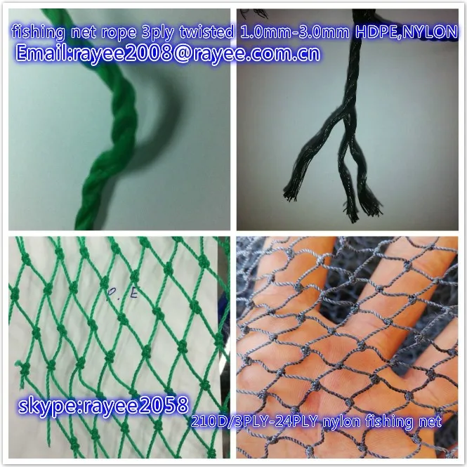 100-200m  Sheet Netting mono Nylon Gill Seine Fishing Net making Size choice 