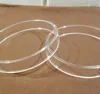 Transparent fused silica glass quartz glass ring