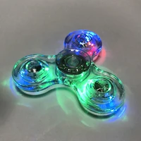 Clear Led Tri Fidget Hand Spinner