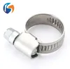 Air compressor safety fastener embossed worm drive pipe hydraulic gas stainless steel Germany type hose clamp for fire