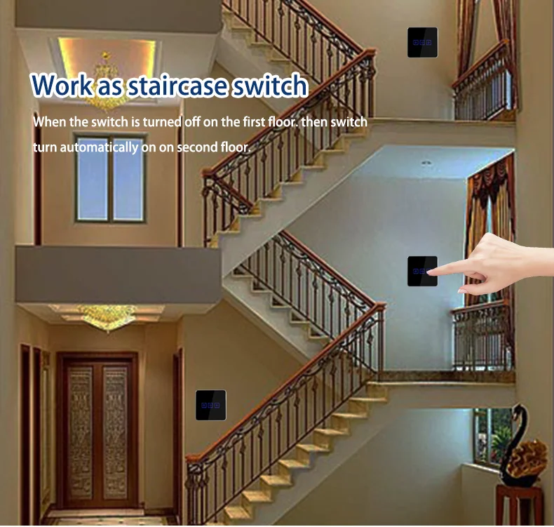 ZigBee Smart Lighting Control Switch With NO Neutral , In-Wall, On/Off - ANKUX.COM