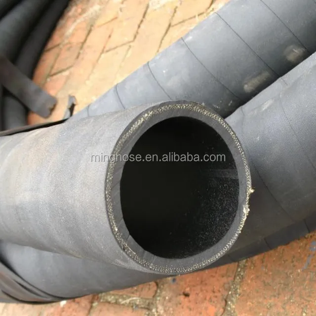 reinforced flexible 12 inch rubber sandblasting suction hose