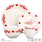 Valentine collection dinnerware ceramic stoneware dinner set