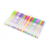 Bulk unisex slim solid bright color rainbow highlighter pen for school use