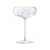 Glass Pearl Champagne Saucer