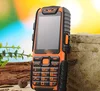 Hot A6 rugged waterproof mobile phone shockproof outdoor cell phone with Bluetooth 2.4inch screen huge battery