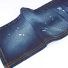 11.2oz manufacturers fashion wholesale royal blue camo dye denim fabric R6172-2