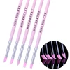 5Pcs BORN PRETTY Pink Silicone Carving Emboss Craft Pens Nail Pen