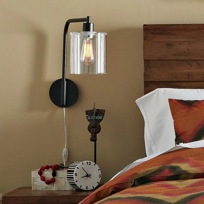 0821-3 sofa-side or bedside reading lamp or to illuminate artwork and hallways wall sconce lamp