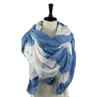 New Design Cotton Handmade Tie Dye Scarf for Women