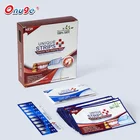Onuge Bright White Safe Teeth Whitening Strips Bleach Non Peroxide White Dry Strips Teeth Whitening