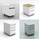 Factory manufacture office furniture 2/3 drawer mobile metal pedestal for file storage cabinet