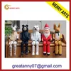 hot new products for 2016 yiwu market wholesale wooden art minds crafts craved smoking man