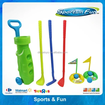 plastic mini golf set