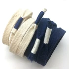 2018 new style cotton braided decorative flat drawstrings custom cord on sale