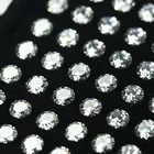 Wholesale price white round star cut cubic zirconia AAAAA in loose gemstone