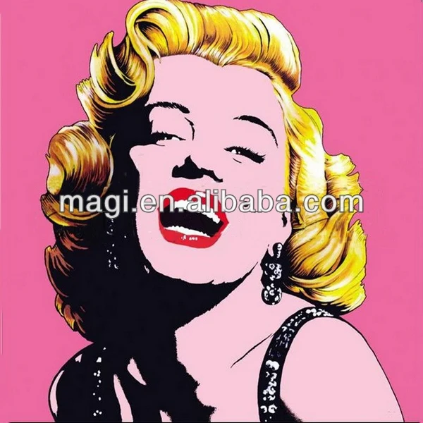 black-and-white marilyn monroe classic canvas oil paintings