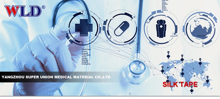 CE,FDA,ISO approved silk surgical tape