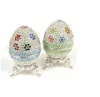 2019 luxury faberge egg shape trinket box enamel easter egg jewelry box