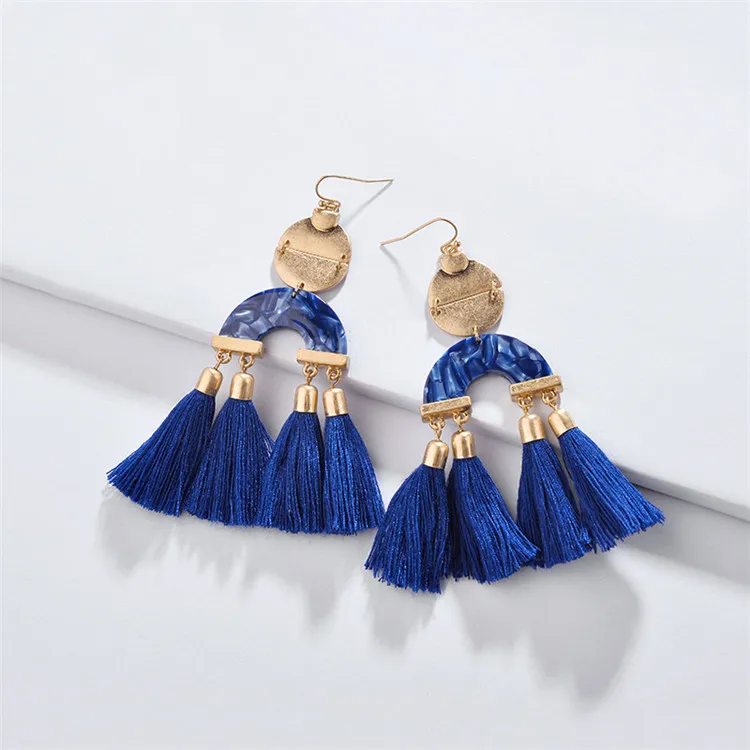 2019 New Arrival Wholesale Trendy Women Acrylic Acetic Acid Boho Earrings with Tassel Drop Earrings, 3 colors
2019 New Arrival Wholesale Trendy Women Acrylic Acetic Acid Boho Earrings with Tassel Drop Earrings, 3 colors