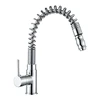 Pull Out Brass Flexible Kitchen Faucet Tap