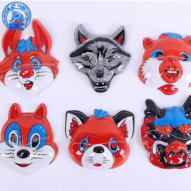 De suministros de fábrica de juguete lindo Animal máscara para los niños