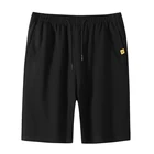 Hot Sales Custom Logo Design Drawstring Mens Shorts Gym Cotton Shorts