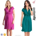 Professional Maternity Factory Knot Front Maternity Dresses Clothing stores