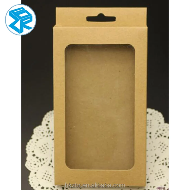 paper box with pvc window paper packaging