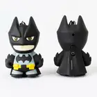 New Arrival Flashlight Keychain Figure Keyrings Cool Batman Keychain Led With Sound