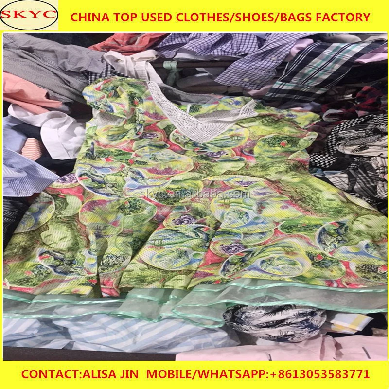 Import high quality summer used clothes second hand clothing 2018 China exporters