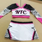 2019 new cheerleading uniforms with rhinestones