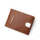 Coin Wallet Money Clip Wallet SIim Metal Money Clip Coin Wallet Rfid Blocking Functional Minimalist Wallet For Men