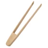 Wholesale Food Grade Barbecue Tongs Kitchenware Bread Cooking Beech Wooden Tong