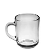 wholesale popular slender grip durable clear 220ml tea glass cup
