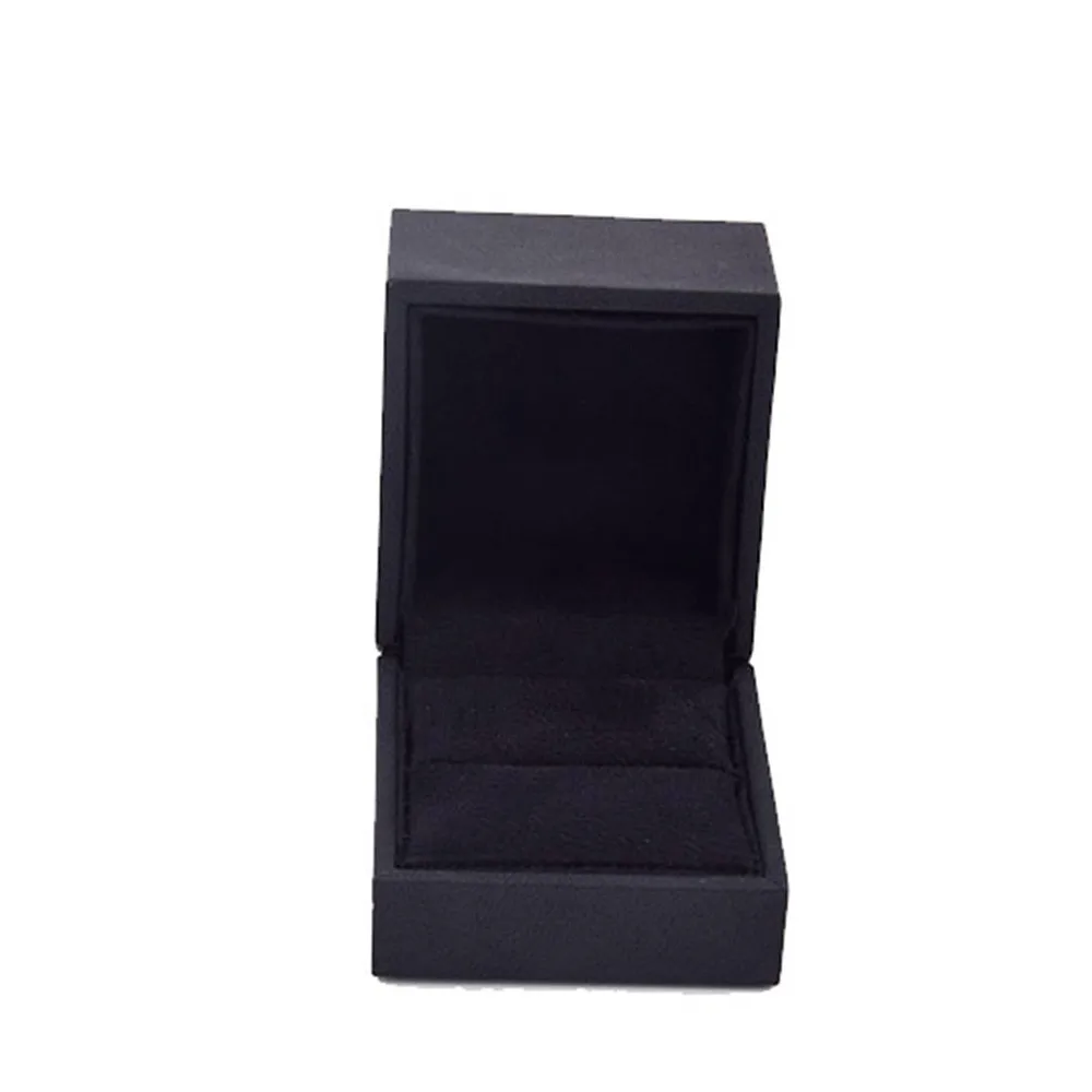 custom luxury jewelry packaging paper black ring gift box for