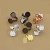 BRF001 accessories material Metal Copper Round Cabochon Double Ring Blank Cameo Base setting rings