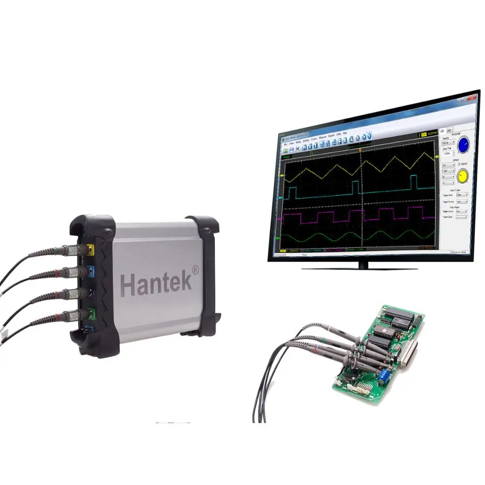 

Hantek DSO3104 Osciloscopio USB 100 MHz 4 Channels Digital Multimeter Oscilloscope PC Based Storage Automotive Diagnostic-tool