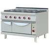 Stainless Steel Commercial 6 Burners Kitchen Gas Range, Gas Cooking Range