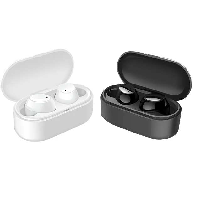 2019 black pod for original 1:1 airs ear pod 2 i10 i12 i20 i30 tws phone wireless earbuds with power bank airs buds pods - ANKUX.COM
