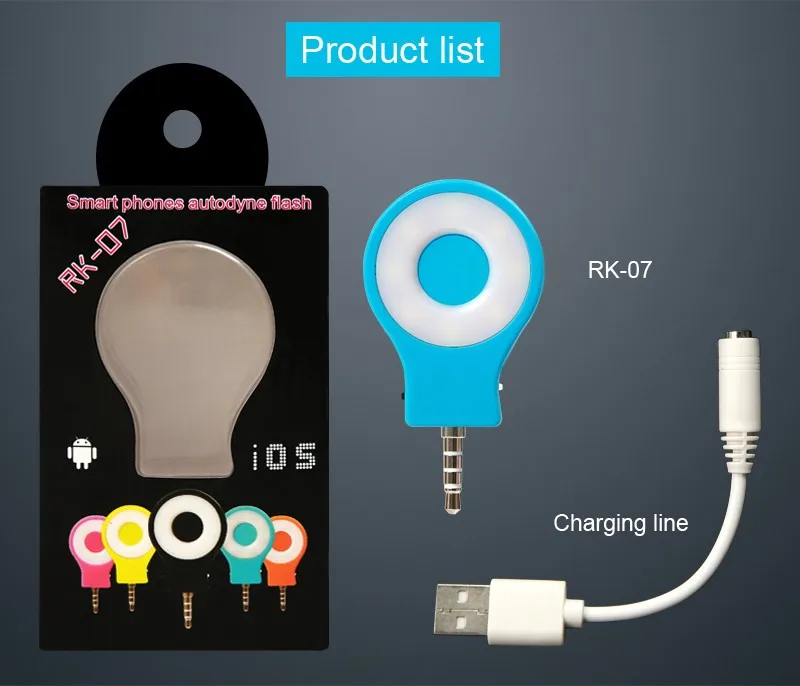 RK07 selfie flash light for smartphone 17