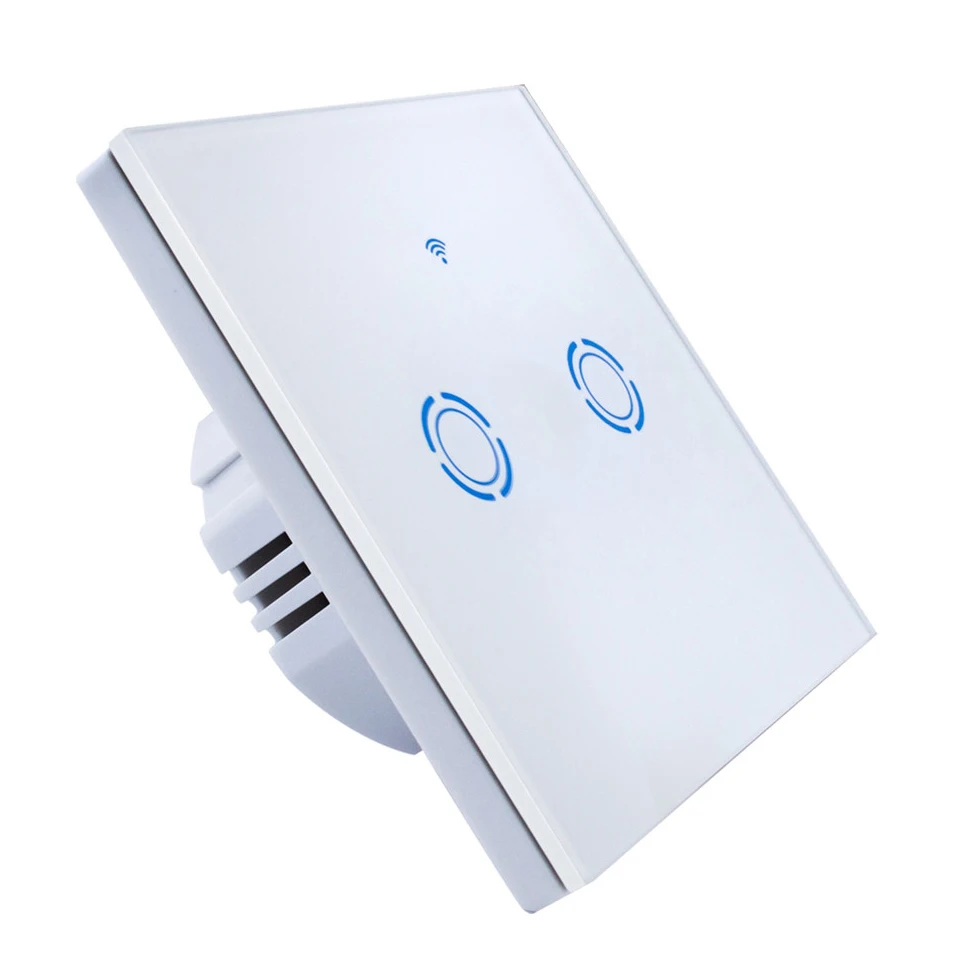 New eWelink 1 2 3 Gang 1 way Wifi Control Switch via Android IOS, Wireless Control Light Touch Wall Switch for Smart Home-13